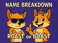 Name Breakdown Roast Or Boast image