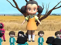 Squid Doll - Red Light Green Light image