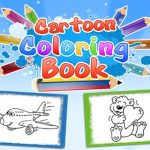 Cartoon Coloring Book Game