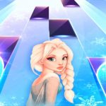 Elsa Game Piano Tiles : Let It Go