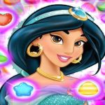 Jasmine Aladdin Match 3 Puzzle