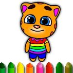 Talking Tom Coloring Book