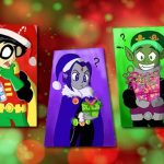 Teen Titans Christmas Stars