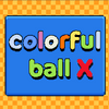 colorful ball X